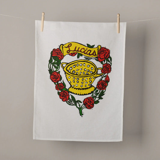 Lucia's Tea Towel - Lo Scolapasta